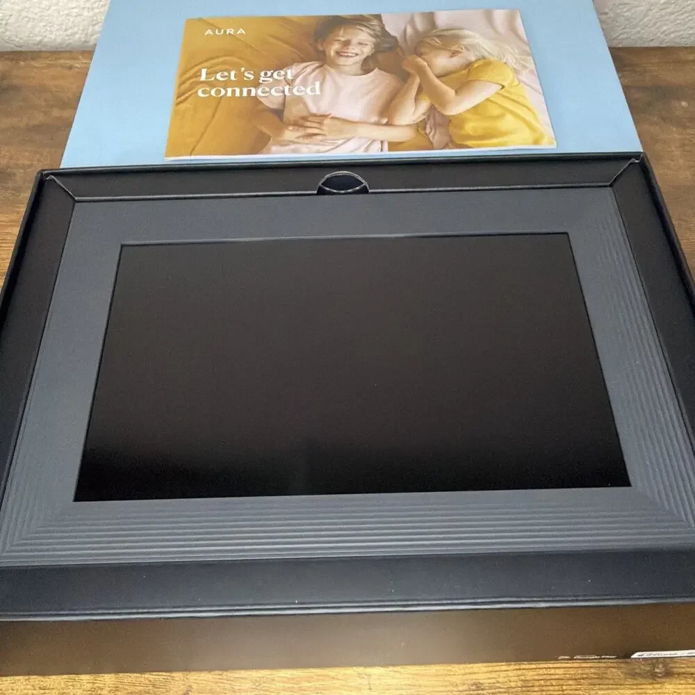 Aura Carver Gravel 10.1” WiFi Digital Photo Frame 1280x800 Used